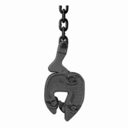 Campbell® 6423900 GX Series Regular Plate Clamp with Chain Connector, 0.5 ton Load, 1/16 to 5/16 in Jaw Opening