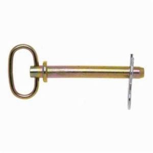 Campbell® T3899760 Hitch Pin, 3/4 in dia, 6-1/4 in L Usable, Forged Steel, Zinc Plated with Yellow Chromate, 5 Grade