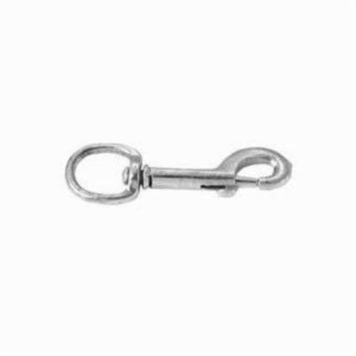 Campbell® T7605811 Round Swiveling Eye Bolt Snap, 3/4 in, 4-1/4 in OAL, 3/4 in ID Eye, 100 lb Load, Zinc Plated