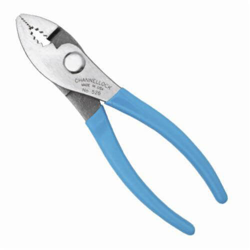 Channellock® 526 Slip Joint Plier, 0.96 in L x 1.28 in W x 0.43 in Thick Forged Alloy Steel Jaw, Serrated Surface, 3/4 in Nominal