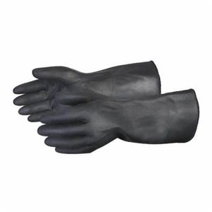 Superior Gloveâ„¢ NE240TKL-9 Heavy Duty Chemical-Resistant Gloves, Size 9, DuPontâ„¢ Neoprene, Acrylic Terry Lining, 16 in L
