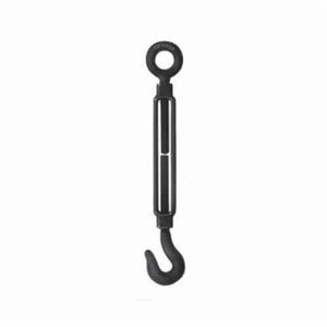Chicago Hardware 01623 0 Class F Turnbuckle, Hook/Eye, 1 in Thread, 10000/5000 lb Working, 6 in Take Up, 19-1/2 in L Close