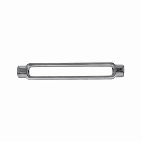 Chicago Hardware 03965 9 Class B Turnbuckle Body, 3/8 in Thread, 1200 lb Working, 6 in Take Up, 7-1/8 in L Close, Drop Forged Steel