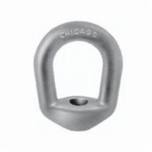 Chicago Hardware 16775 8 C-185A Drilled and Tapped Regular Eye Nut, 1/2-13, Drop Forged Steel, 1.12 ton Working