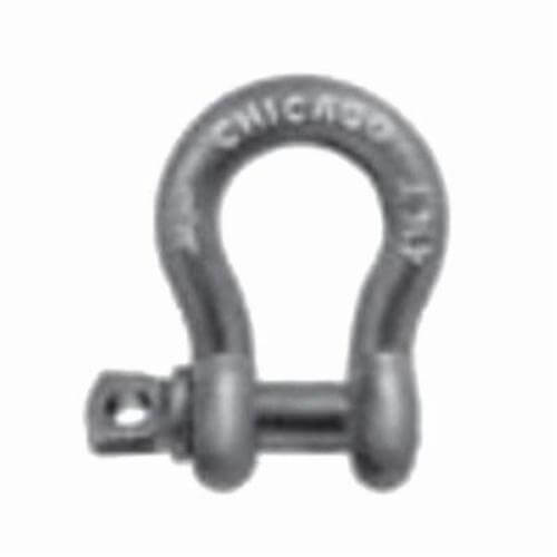 Chicago Hardware 20040 0 Class 2 Anchor Shackle, 4.75 ton Load, 3/4 in, 7/8 in dia Screw Pin