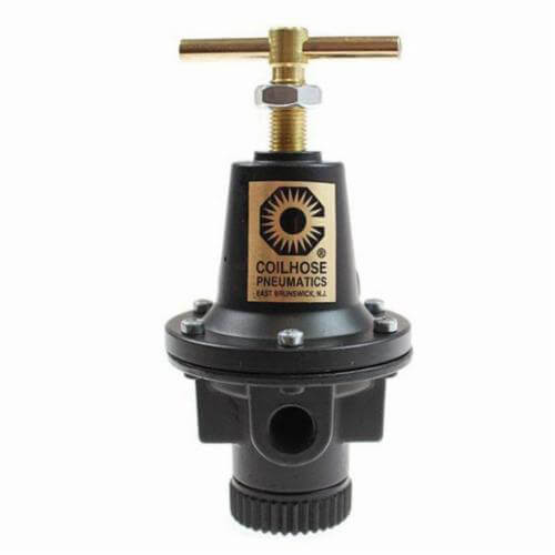 Coilhose® 8804 Series 88 Heavy Duty Standard Compressed Air Regulator, 1/2 in FNPT, 80 CFPM Flow Rate, 0 to 125 psi Pressure