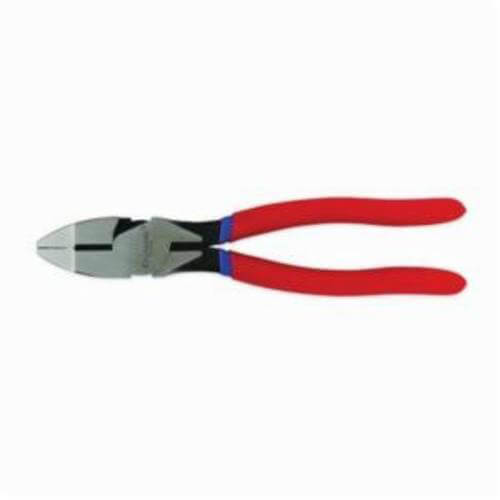 Crescent® 20509CVSMLN High Leverage Solid Joint Lineman's Diagonal Cutting Plier, 11 AWG Thick Max Wire, Forged Alloy Steel Jaw