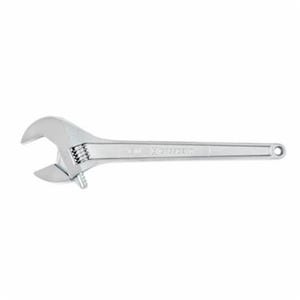 Crescent® AC215VS Adjustable Wrench, 1.688 in Wrench Opening, 15 in OAL, Non-Cushion Grip/Tapered, Alloy Steel Body, Alloy Steel, Polished Chrome