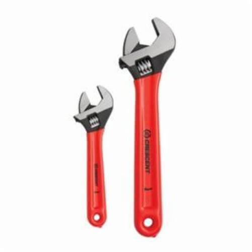 Crescent® AT2610CVS Wrench Set, Adjustable Second Generation, Imperial, 6 to 10 in Size, 2 pc Cushion Grip, Heat Treated Alloy