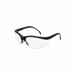 MCR Safety KD110 Klondike® Plus Safety Glass, Duramass® Hard Coat, Clear Lens, Half Framed Frame, Black