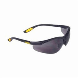 DeWALT® by Radians® DPG59-215D Reinforcer RX™ DPG59-215D Reader Protective Glasses, +1.5 Diopter, Smoke Polycarbonate Lens, Black, Plastic Frame
