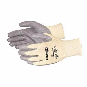 Superior Gloveâ„¢ S13KFGPU-9 ParaActivâ„¢ Cut-Resistant Gloves, Size 9, Polyurethane/Uncoated Back Coating, Yellow