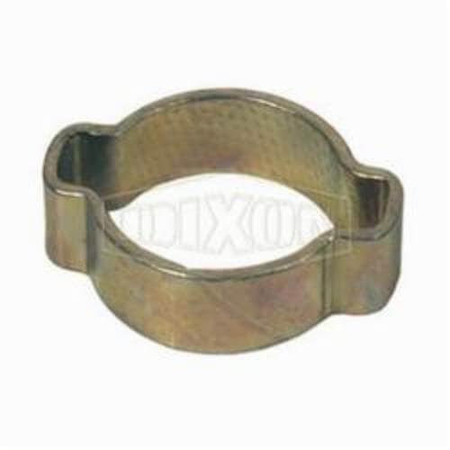 Dixon® 0811 Double Pinch-On Ear Clamp, 3/8 in Nominal, 0.319 in Closed dia x 0.433 in Open dia, Steel