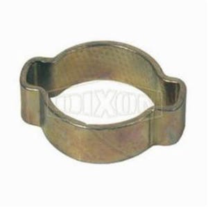 Dixon® 0811 Double Pinch-On Ear Clamp, 3/8 in Nominal, 0.319 in Closed dia x 0.433 in Open dia, Steel