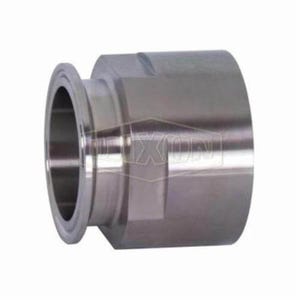Dixon® Clamp Adapter, Series: 22MP, Fitting/Connector Type: Adapter, 4 in Nominal Size, Tube x FNPT, 304 Stainless Steel, 2-5/8 in, Domestic