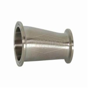 Dixon® Eccentric Clamp Reducer, Series: B3214MP, Fitting/Connector Type: Reducer, 2 x 1-1/2 in Nominal Size, 304 Stainless Steel, 3 in L, Domestic