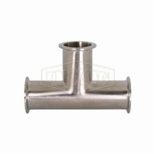 Dixon® Clamp Tee, Series: B7MP, Fitting/Connector Type: Tee, 2 in Nominal Size, 316L Stainless Steel, 7 in L, Domestic