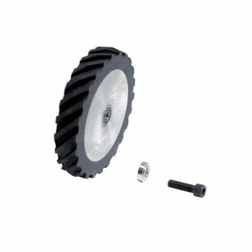 Dynabrade® 11642 Contact Wheel Assembly, Use with Dynabelter® 11684 Contact Arm Assembly, 4 in dia x 5/8 in W