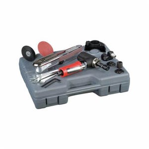Dynabrade® Dynafile® III 15401 Abrasive Belt Tool, 5/8 or 3/4 in W x 20-1/2 in L, 0.7 hp, 32 scfm Air Flow, 90 psi