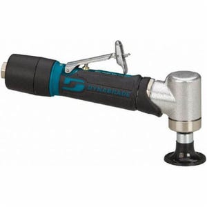 Dynabrade® 48522 Geared Lightweight Disc Sander with Extended Muffler, 2 in dia Disc, 1/4-20 Male Arbor/Shank, 0.4 hp