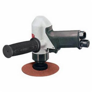 Dynabrade® 50320 Gearless Disc Sander, 4-1/2 to 5 in dia Disc, 5/8-11 Female Arbor/Shank, 0.7 hp, 30 scfm Air Flow, 90 psi
