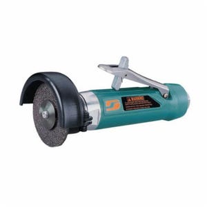 Dynabrade® 52574 Straight Line Cut-Off Wheel Tool, 4 in dia Wheel, 18000 RPM Speed, 40 CFM Air Flow, 90 psi
