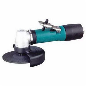 Dynabrade® 52706 Geared Heavy Duty Depressed Center Wheel Grinder, 4 in dia Wheel, 3/8-24 Male Arbor/Shank, 0.4 hp