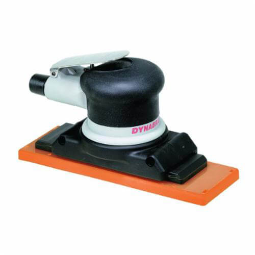 Dynabrade® Dynaline® 57407 Non-Vacuum In-Line Board Sander, 2-3/4 x 8 in Pad, 0.3 hp, 18 scfm Air Flow, 90 psi