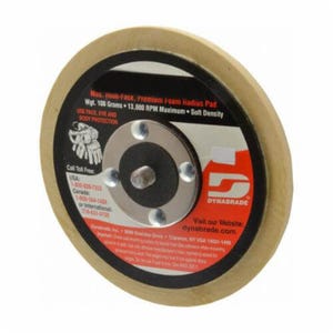 Dynabrade® 57795 Non-Vacuum Soft Density Disc Backing Pad, 5 in dia Pad, Hook Attachment