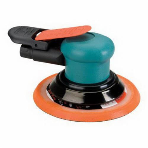 Dynabrade® Dynorbital-Spirit® 59025 Non-Vacuum Random Orbital Sander, 6 in Round Pad, 14 scfm Air Flow, 90 psi