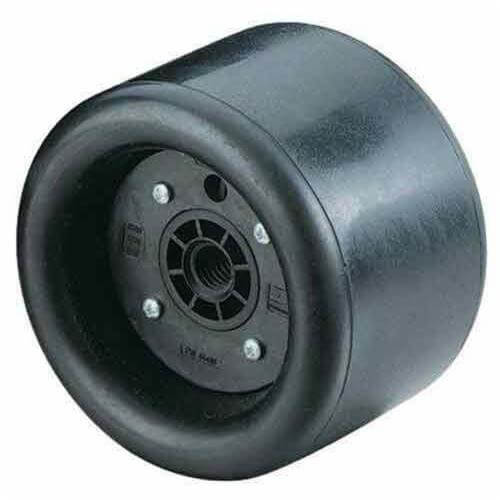 Dynabrade® Dynacushion® 92938 Standard Pneumatic Wheel, Use with Dynastraight® 13206 Finishing Tool, Composite Hub, 5/8 in, 3/4 in Arbor