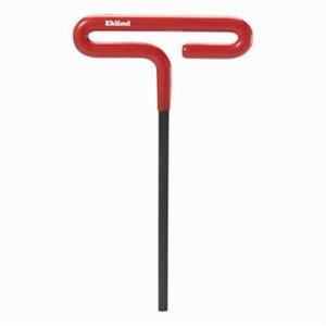 Eklind® 51610 Hex Key, Hex Drive, Cushion Grip/Loop T-Handle Handle, Alloy Steel, Black Oxide