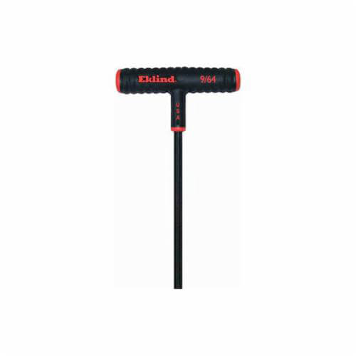 Eklind® 61912 Power-T™ Hex Key, Hex Drive, Slip-Resistant Grip/T-Handle Handle, Alloy Steel, Black Oxide