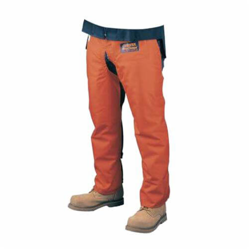 ERB® Elvex® JE-9036 ProChaps™ Chain Saw Chaps, Safety Orange, 420 Denier Nylon