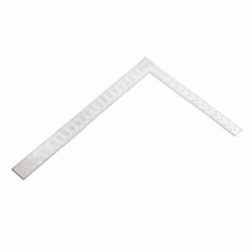 Empire® 1140 Professional Grade Framing Square, 24 in L, 1/8 in Graduation, 22-1/2 in Tongue, Aluminum