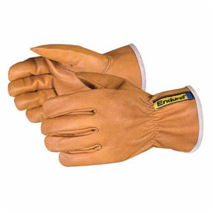 Endura® 378GOBTLXX General Purpose Gloves, Drivers, 2XL, Grain Goatskin Leather, Resists: Oil and Stain, 3M™ Thinsulate™ Lining