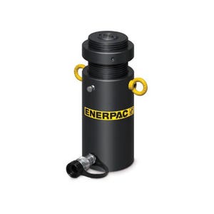 Enerpac® HCL-506 Hydraulic Cylinder, High tonnage Lock Nut Single Acting Load Return