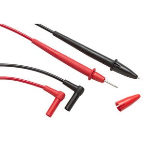 Fluke-TL7XCAP Tip Cap Set Electronic Measuring Probe, Color: Red, Diameter: 3