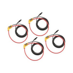 Fluke® I17XX-FLEX3000/4PK iFlex® Current Clamp Probe, Flexible, 1000V AC, 3000 A, 50/60 Hz, 7.28 in Conductor, TPR