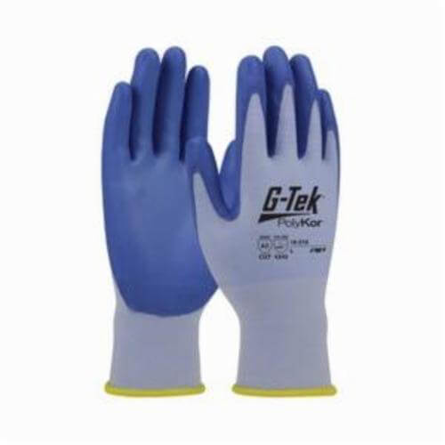 G-Tek® 16-318V/L Unisex Cut-Resistant Gloves, L, Polyurethane Coating, Knit Wrist Cuff, Resists: Puncture, Tear, UV and Water