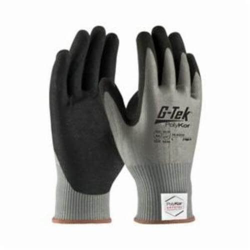 G-Tek® 16-X310/XXL Cut-Resistant Gloves, 2XL, Micro Surface Nitrile Coating, PolyKor™ Xrystal™, Elastic/Knit Wrist Cuff