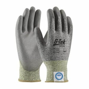 G-Tek® 3GX™ 19-D320/XL Lightweight Unisex Cut-Resistant Gloves, XL, Polyurethane Coating, Dyneema® Diamond/Polyester/Spandex®, Knit Wrist Cuff