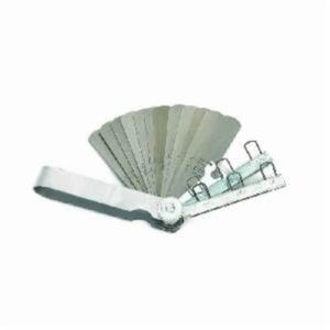 GearWrench® 164 Spark Plug Gap and Feeler Gauge Set, Specifications: 3-5/16 in L Blade, 12 pc, For Standard Ignition System, Steel