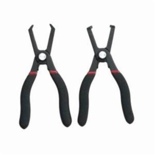 Gearwrench® 41840D Plier Set, Offset Push Pin, 2 Piece, Specifications: Cushion Grip Handle, Steel, Black