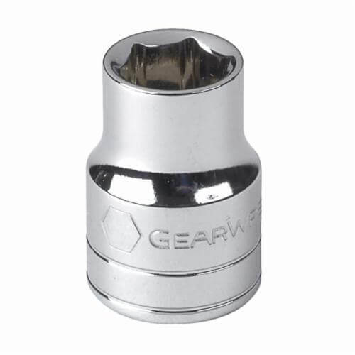 GearWrench® 80130 Socket, Standard Length, Metric, Square Drive, 1/4 in Drive, 8 mm Socket, 24.5 mm OAL, 10 mm Opening Depth