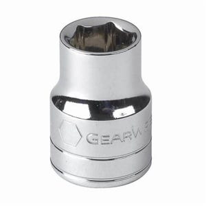 GearWrench® 80130 Socket, Standard Length, Metric, Square Drive, 1/4 in Drive, 8 mm Socket, 24.5 mm OAL, 10 mm Opening Depth