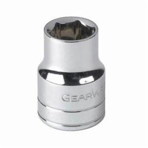 GearWrench® 80128 Socket, Standard Length, Metric, Square Drive, 1/4 in Drive, 6 mm Socket, 24.5 mm OAL, 9 mm Opening Depth