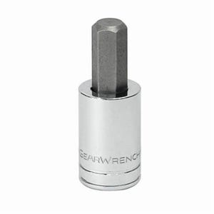 GearWrench® 80164 Socket Driver Bit, Standard Length, Metric, Hex Drive, 1/4 in Drive, Hex Bit, 4 mm Bit, 0.984 in Bit Length
