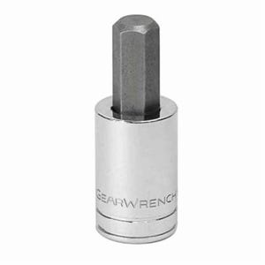 GearWrench® 80433 Socket Driver Bit, Standard Length, Metric, Hex Drive, 3/8 in Drive, Hex Bit, 12 mm Bit, 1.181 in Bit Length