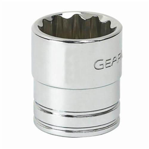 GearWrench® 80506D Socket, Standard Length, Imperial, Square Drive, 3/8 in Drive, 7/8 in Socket, 0.591 in Opening Depth
